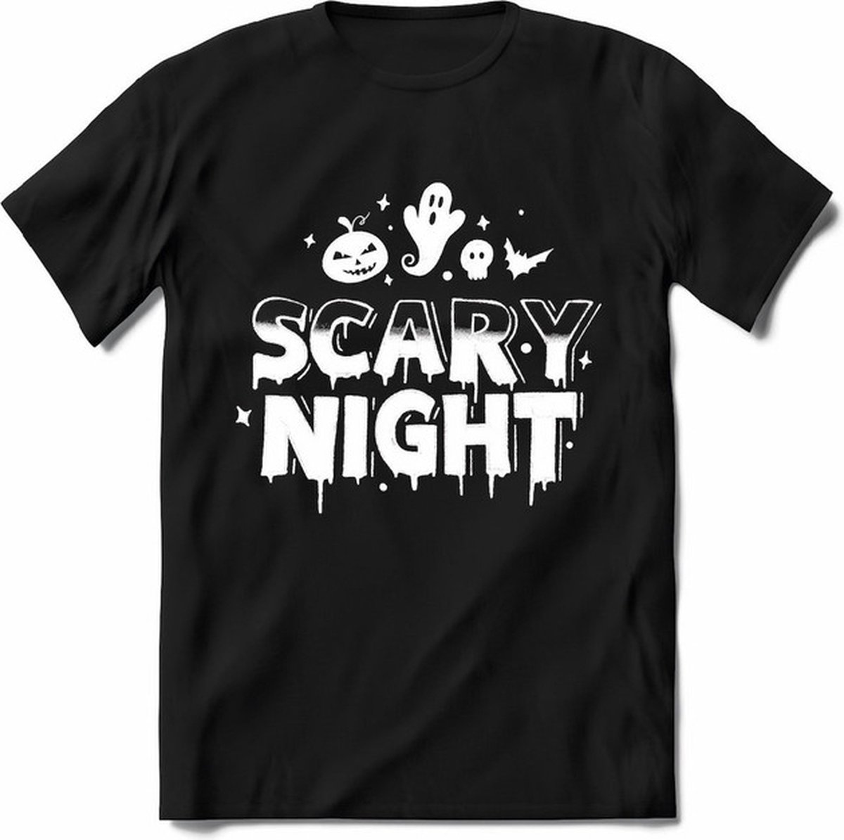 Halloween T-Shirt | Horror  Kleding Heren / Dames | Weerwolf , Monster , Vleermuis en Pompoen  Shirt |